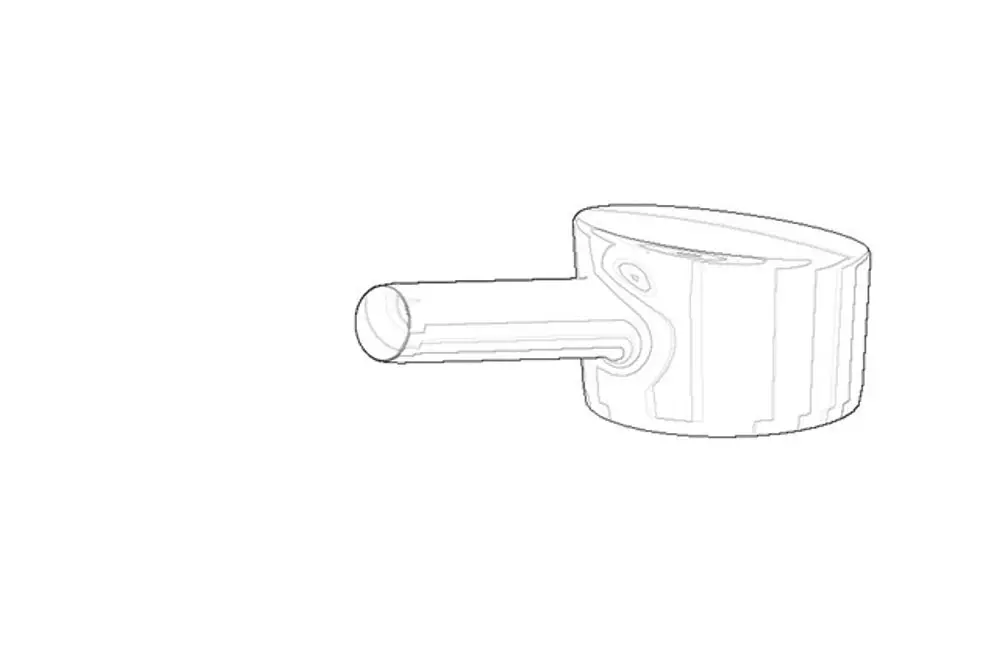 DORNBRACHT Griff für Pressure Balance Valve ERSATZTEILE 092095003 D. 40 x 87 mm Champagne (22kt Gold), 092095003-47 Galeriebild 1